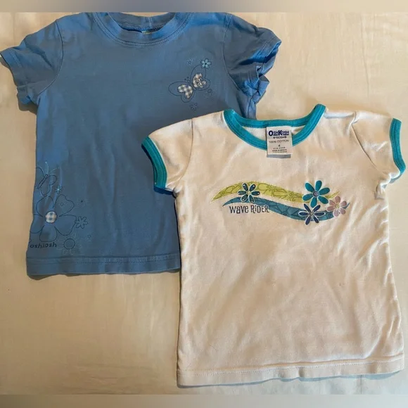 Vintage Girls Oshkosh T-shirts size 4 - Picture 1 of 9